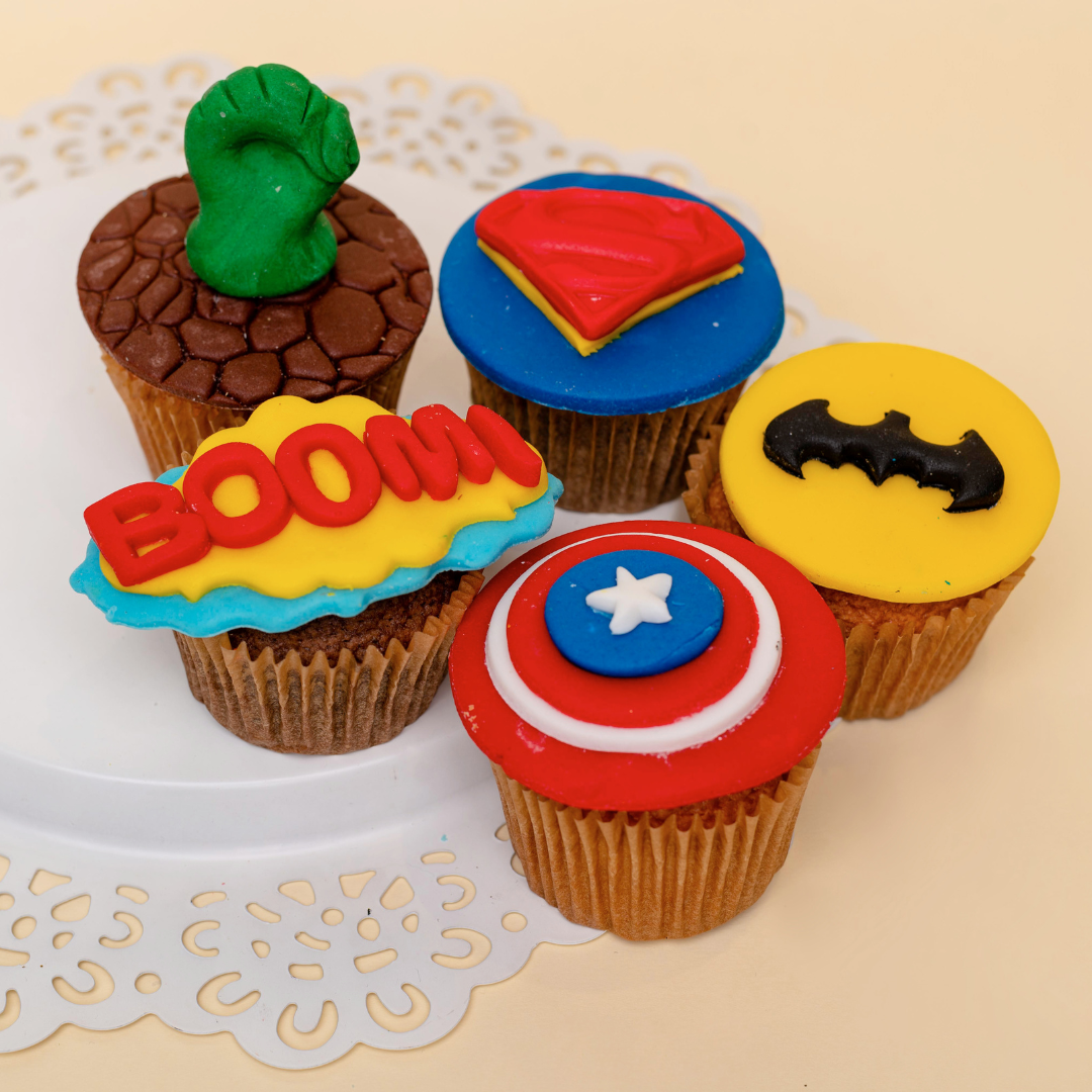 Super Heroes Cupcakes