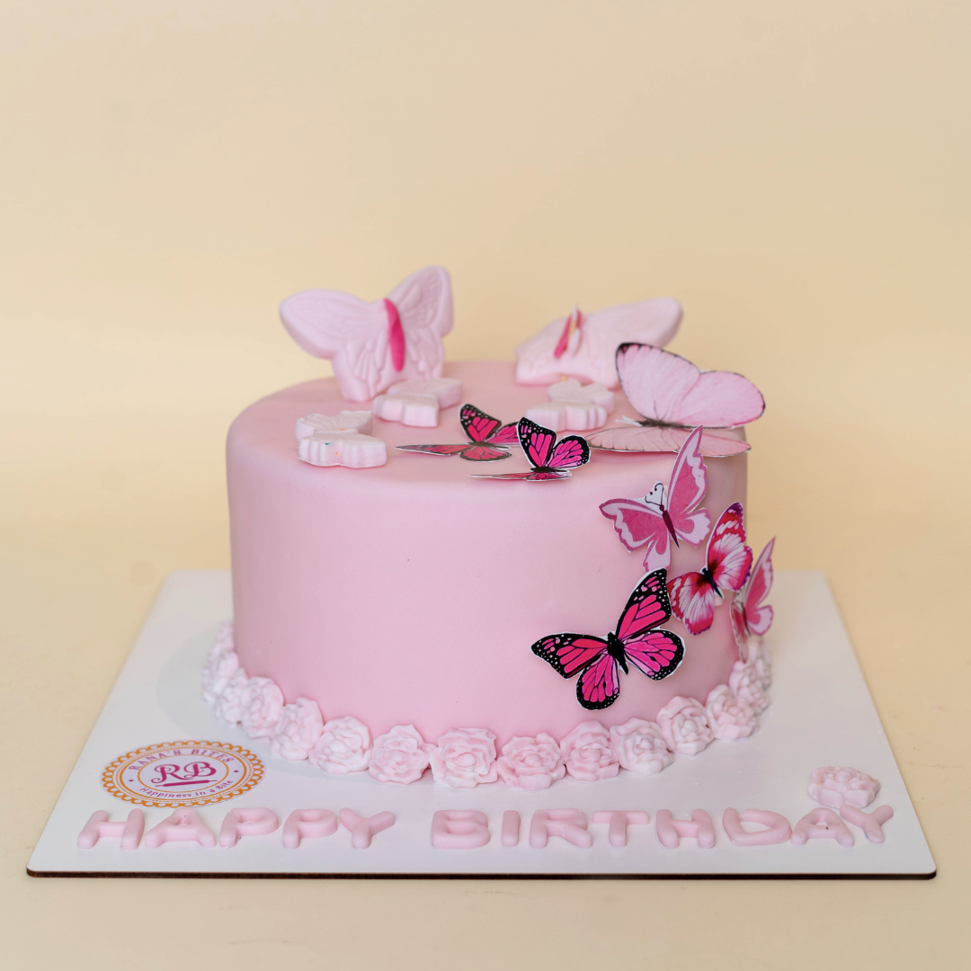 Butterflies Cake
