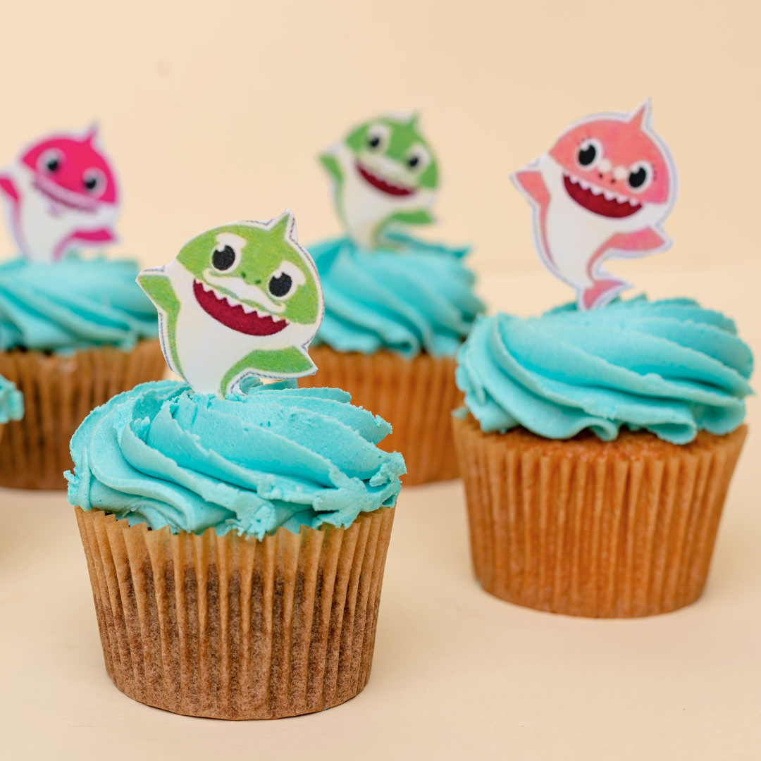 Baby Shark Cupcakes