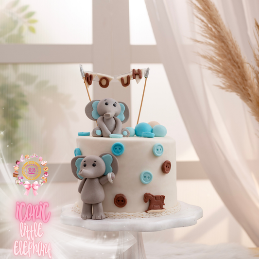 𝐈𝐜𝐨𝐧𝐢𝐜 𝐋𝐢𝐭𝐭𝐥𝐞 𝐄𝐥𝐞𝐩𝐡𝐚𝐧𝐭 𝐂𝐚𝐤𝐞