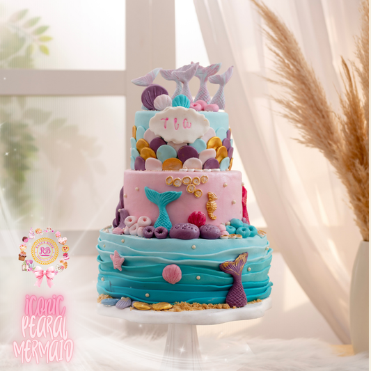 𝐈𝐜𝐨𝐧𝐢𝐜 𝐏𝐞𝐚𝐫𝐥 𝐌𝐞𝐫𝐦𝐚𝐢𝐝 𝐂𝐚𝐤𝐞