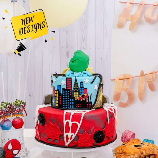 Super Heroes Cake