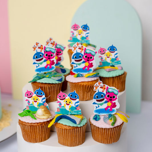 Baby Shark Cupcakes