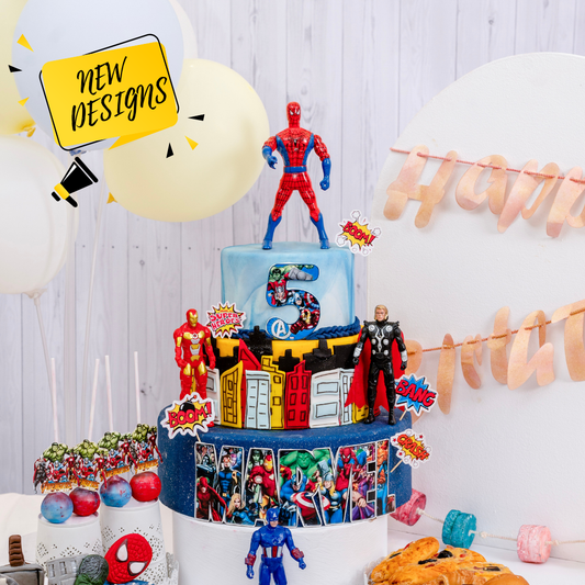 Super Heroes Cake