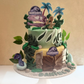 Dino World Birthday Cake