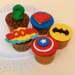Super Heroes Cupcakes