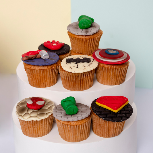 Super Heroes Cupcakes