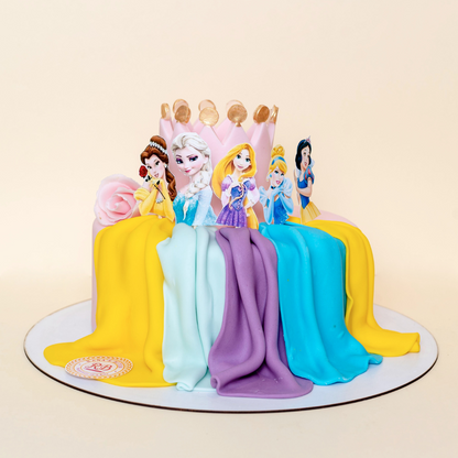 Disney Princesses Cake