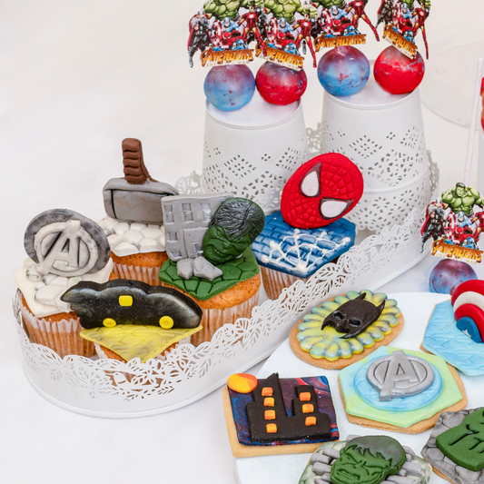 Super Heroes Cupcakes