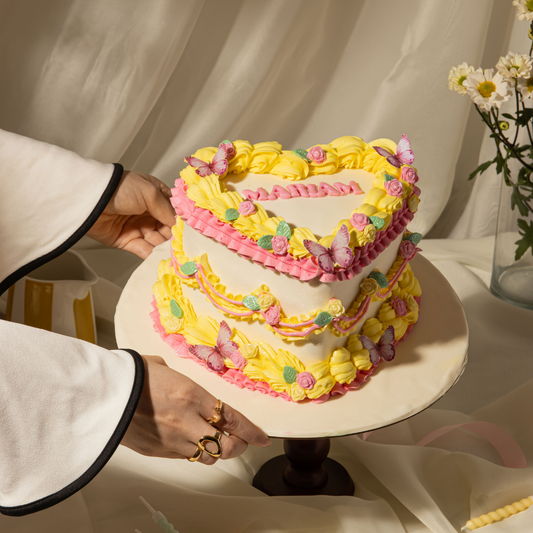 Butterfly Garden Cake