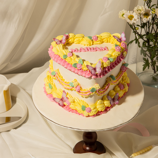Butterfly Garden Cake