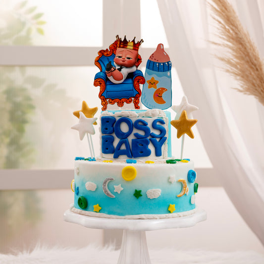 𝐈𝐜𝐨𝐧𝐢𝐜 𝐁𝐨𝐬𝐬 𝐁𝐚𝐛𝐲 𝐂𝐚𝐤𝐞