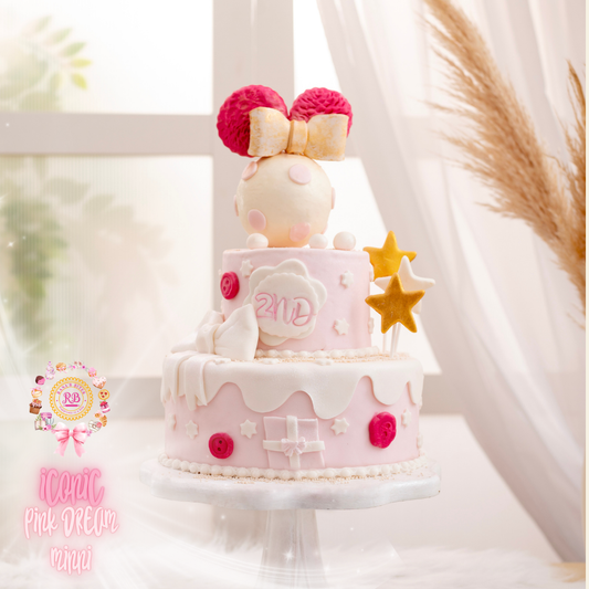 𝐈𝐜𝐨𝐧𝐢𝐜 𝐏𝐢𝐧𝐤 𝐃𝐫𝐞𝐚𝐦 𝐌𝐢𝐧𝐧𝐢𝐞 𝐂𝐚𝐤𝐞