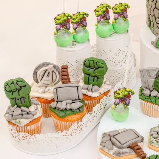 Hulk Cupcakes