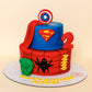 Super Heroes Cake