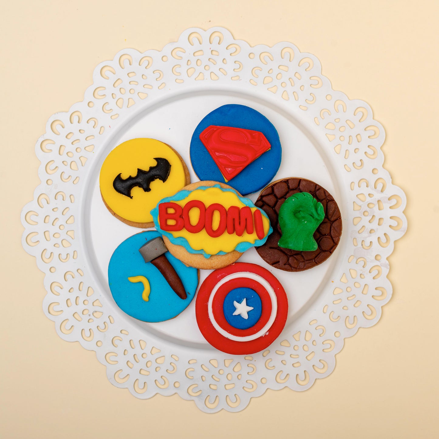 Super Heroes Cookies