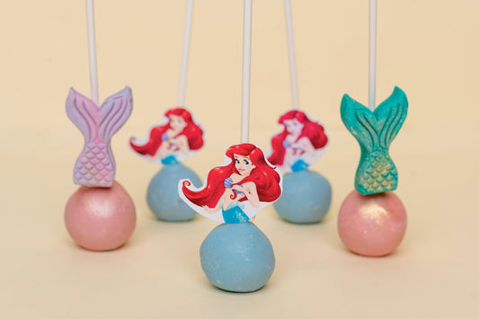 Little Mermaid Cake pops