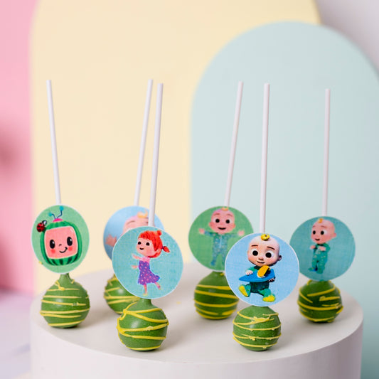 Cocomelon Cake pops