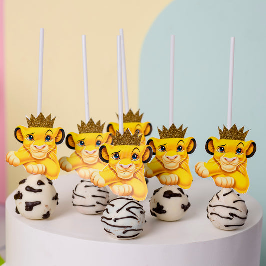 Lion King Cake pops