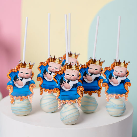 Boss Baby Cake pops