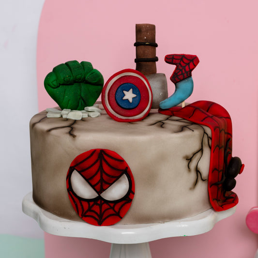 Super Heroes Cake